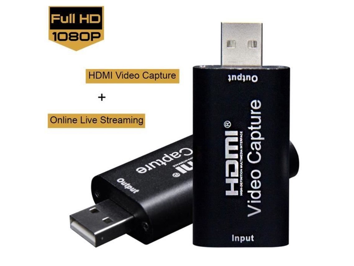 Cle Usb, Cartão De Captura Hdmi Usb2.0, Caixa De Gravação Ao Vivo De Vídeo De Jogo Obs Hdmi Momotou