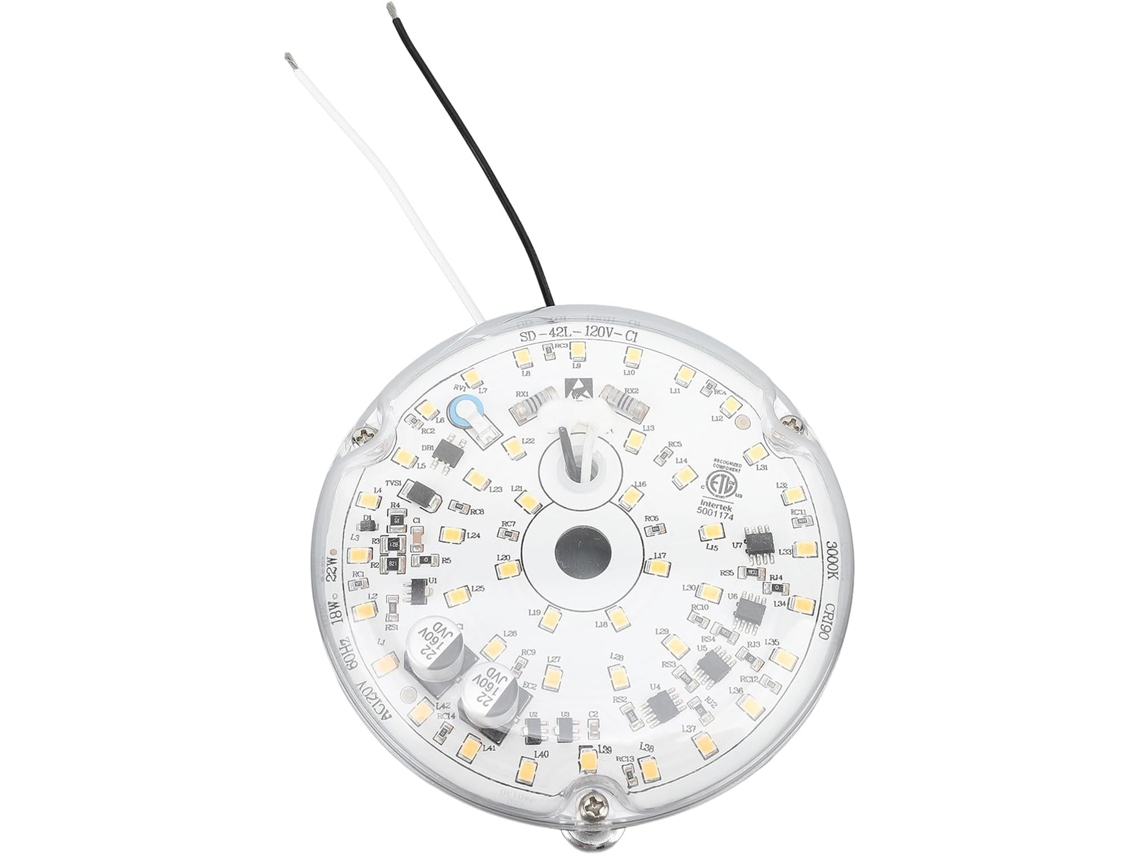 Ventilador De Teto 3,93 Polegadas, Substituição Lâmpada Led,