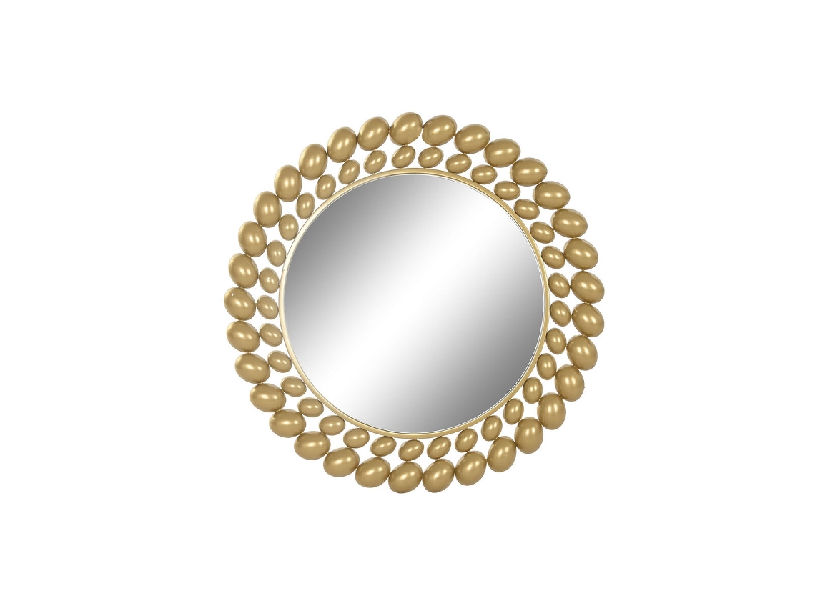 Espelho De Parede Home Esprit Dourado 70 X 3 X 70 Cm