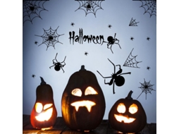 Nova Line adesivos de Aranha para Decoração de Halloween para Quartos, Salas de Aula, Quarto Infantil Qla