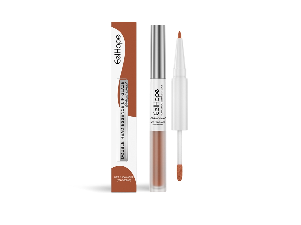 Caneta Lápis Gloss Lábio Duplo Oats E Amêndoa