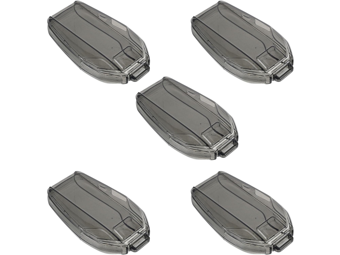 Conjunto De 5 Peças De Estojo Transparente Para Chaveiro De Carro Compatível