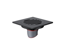 Protetor de silicone AQUAFORGE, universal, para ralo, laranja