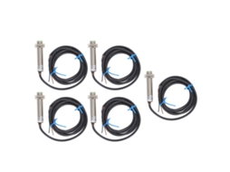 Sensor indutivo de proximidade M12 NPN no 6-36VDC, detector de distância de 2mm S/MARCA