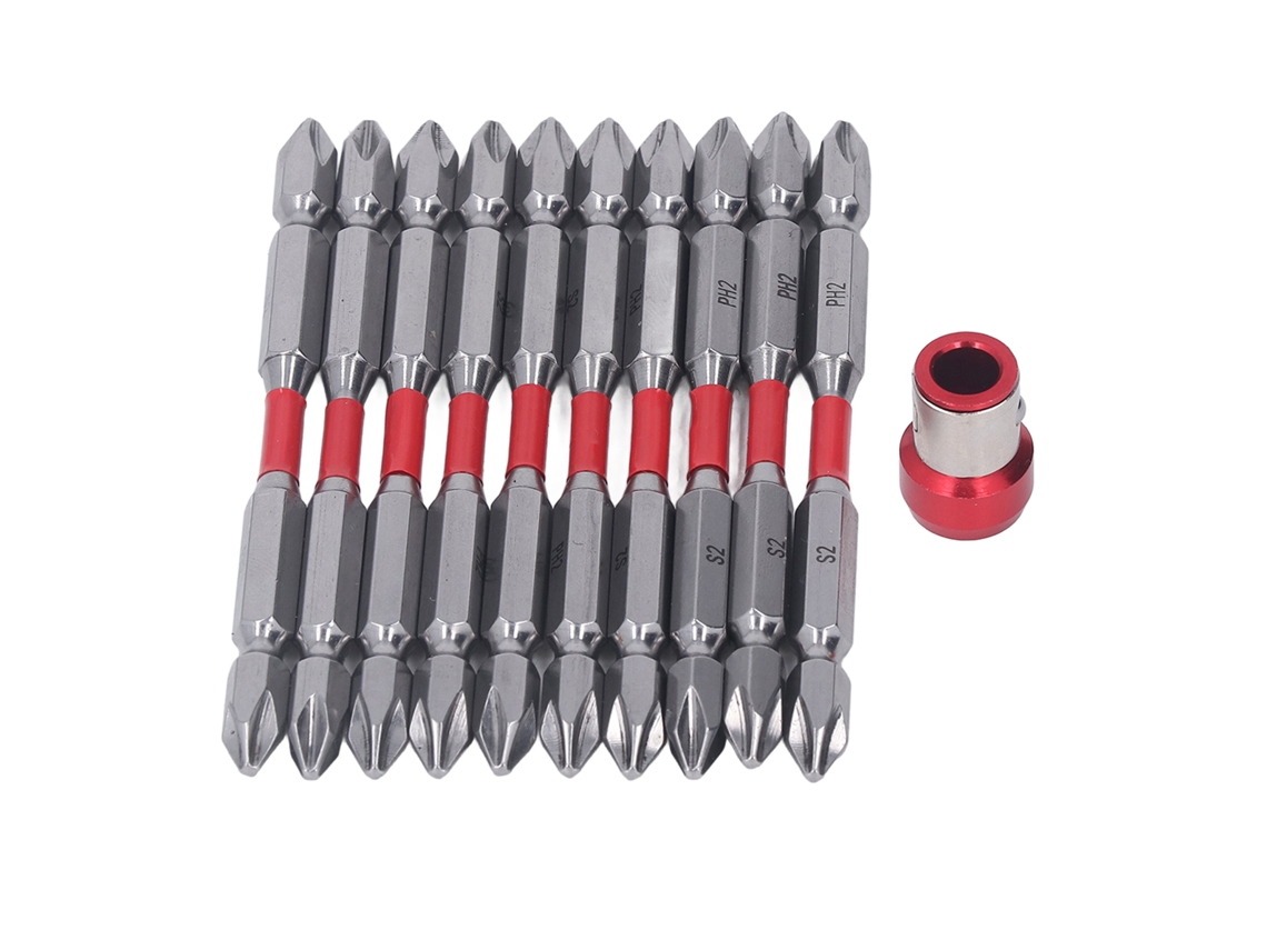 Conjunto de Parafusos Cruzados Magnéticos Fabricados em Liga de Aço Resistente à Corrosão e ao Desgaste 1/4 Polegada Para Fusadeira Elétrica 100mm