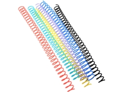 Anéis de plástico para encadernação, 6 peças, 1062 comprimentos de 270 cm, para folhas soltas e blocos de notas, para uso