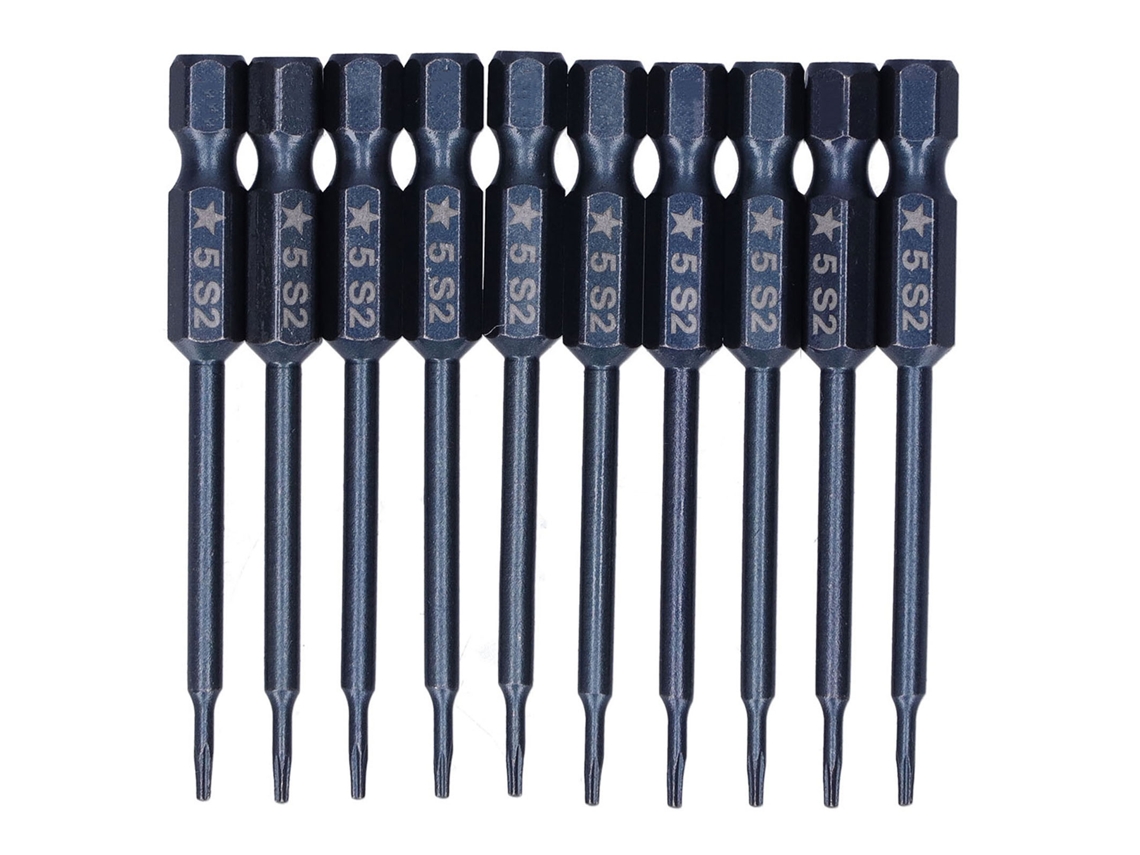 10pcs Bits Parafusadeira Pentalobe Magnética Aço Liga S2 Ferramenta Elétrica Manual Hardware
