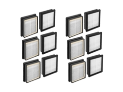 Filtro Hepa 107315 Para Proteam Super Coach Pro 6/super Coach Pro 10/gofree Flex Pro/provac Fs 6 - Peças De Reposição - 12 Unidades_ozo