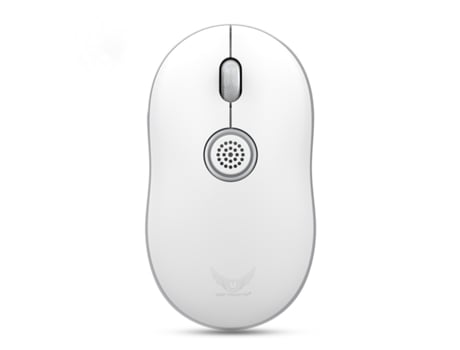 Mouse Sem Fio 2.4G Com Receptor Micro Usb, Mouse Para Laptop, Mouse Sem Fio De Carregamento Sem Fio Com Aromaterapia Para Home Office, Mouse Portátil Para Viagem Pequeno Branco