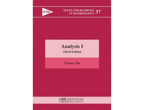 Livro analysis i de terence tao (inglês)