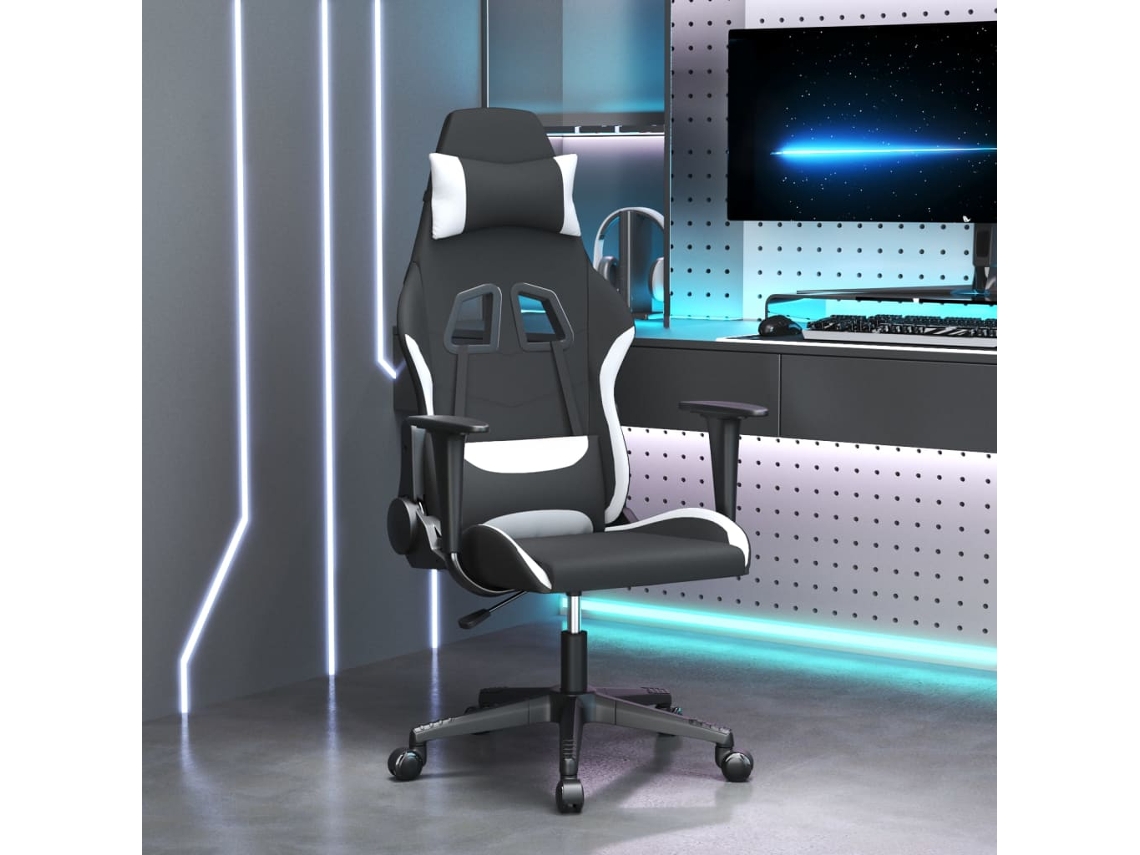 Gaming Chair, Gaming Chairs Vidaxl Branco Tecido