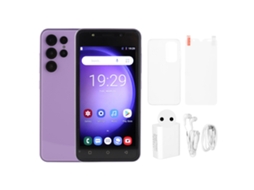 Aetheria smartphone 3g Desbloqueado 5.0 Polegadas 4gb Ram 32gb Rom Reconhecimento Facial Dual Sim Android 10 Roxo