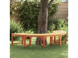 Vidaxl Banco De Árvore 4 -seater 210 X 80 X 45 Cm Natural