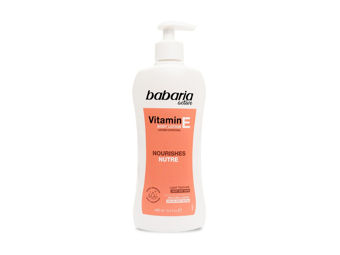 Loção Para O Corpo Com Vitamina E Nutre Babaria