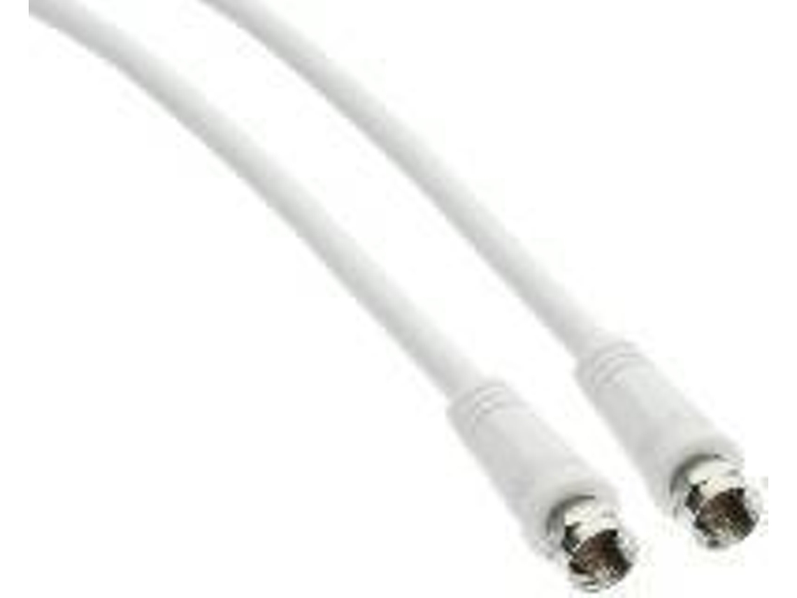 Cabo de Antena INLINE (Coaxial - 5 m - Branco)