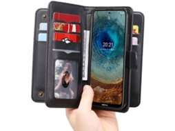 Capa Xiaomi Redmi Note 11 Pro HFS-HOUSE Zipper (Preto)