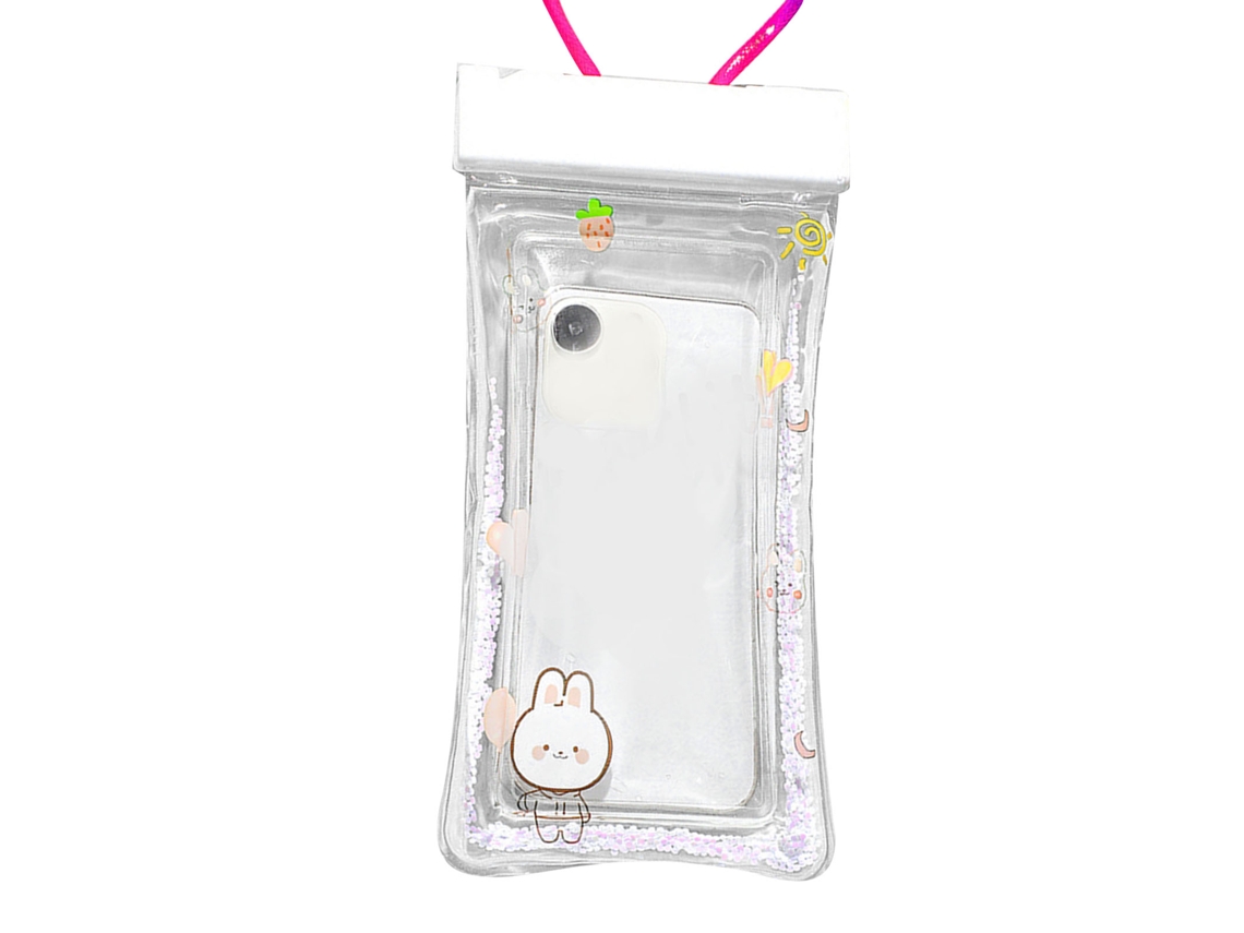 Bolsa Seca Para Celular Com Prova D'água Ipx8 Tela Sensível Ao Toque Design Cartoon Para Fotografia Subaquática