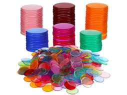 2026 400 Fichas Redondas de Bingo, Marcadores para Cartones de Bingo, Accesorios para Juegos de Conteo