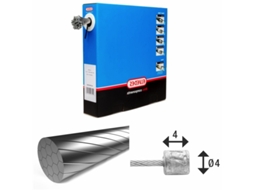 Conjunto de 100 cabos de trAnosmissão 1x19 fios de aço inox ø1,1mm com cabeça n ELVEDES 2250 mm