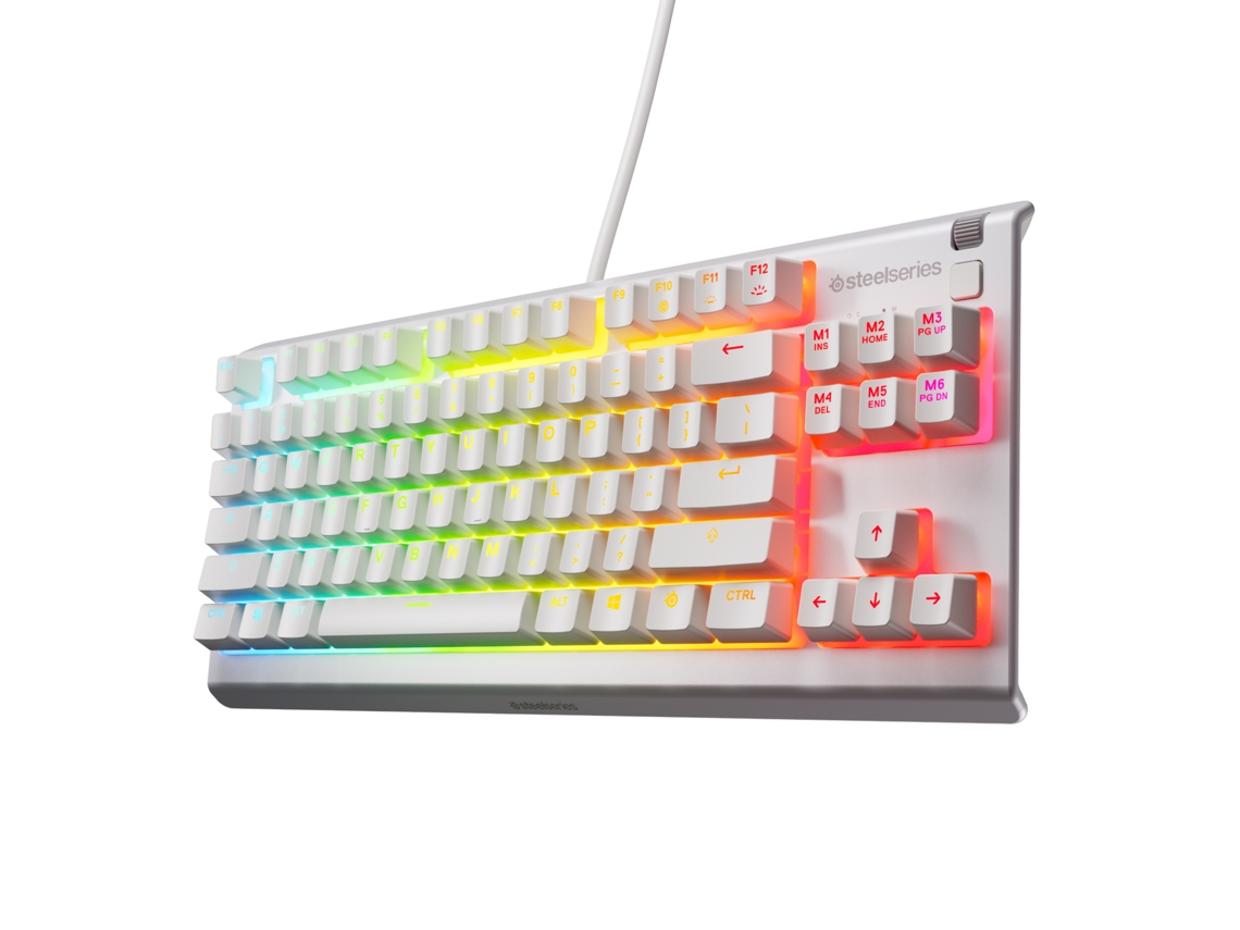 Teclado Gaming STEELSERIES Apex 3 TKL (Branco)