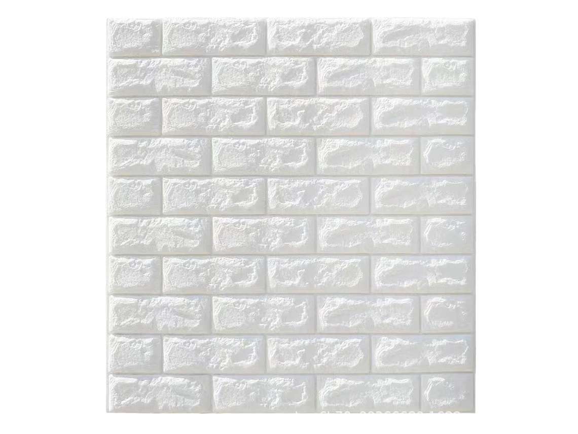 Conjunto De 5 Adesivos De Parede Com Padrão De Tijolos 3d (70 X 77 Cm) — Painéis De Parede Decorativos, À Prova D'água E Resistentes À Umidade.