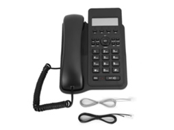 Telefone Fixo Kx T7712cid Para Comércio Exterior Com Linha Telefônica Uk Cor Preta