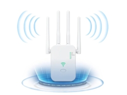 Extensor / Intensificador De Wifi Mais Rápido Amplificador De Sinal Wifi 2.4g 4 Antenas 2 Portas Lan Extensor / Intensificador De Intern Yizhood