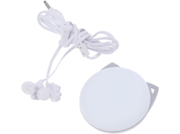 Valiclud Écouteurs De Dessin Animé Petit Chat Blanc Em Abs Et Silicone