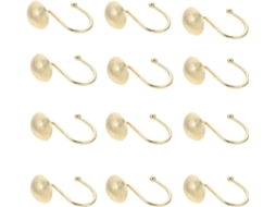 Ganchos Decorativos Para Cortina De Chuveiro, Resistentes E