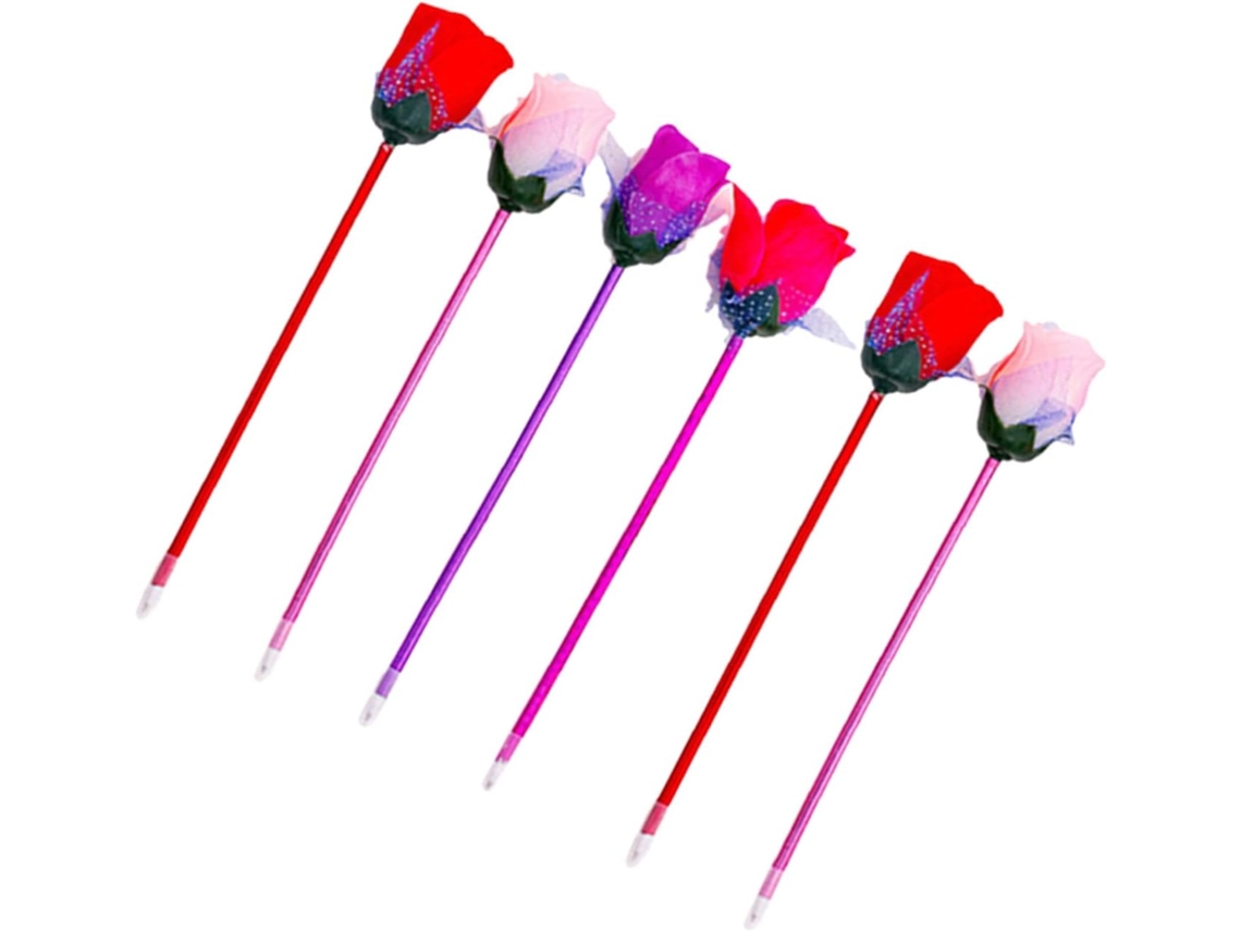 Conjunto De 24 Canetas Esferográficas Stobok Em Formato Rosa