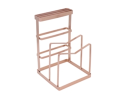 Estanteria Para Tablas De Cortar, Cuchillos Y Tapas De Ollas Para Cocina Oro Rosa