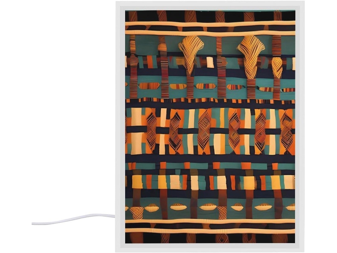 Abajur De Cabeceira Quarto, Tecido Africano Clássico, Pequeno Abajur Quarto, Sala De Estar, Escritório, Sala
