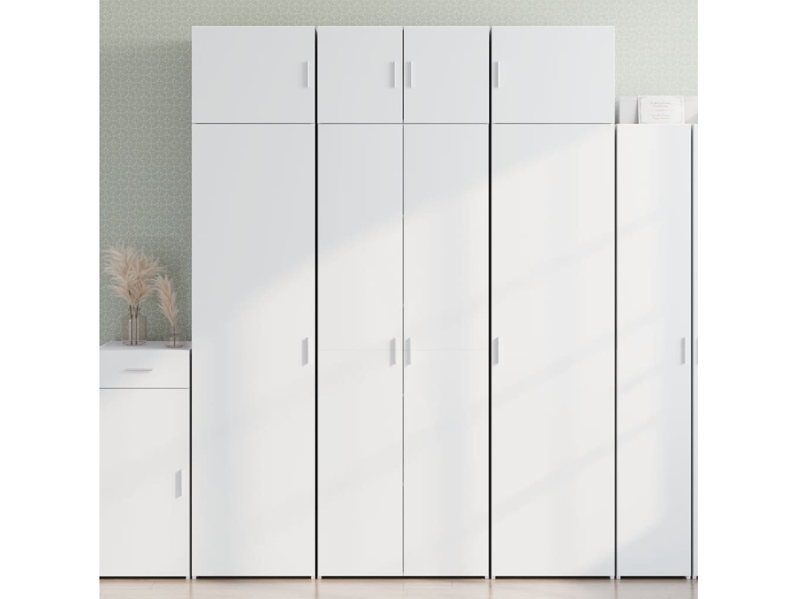 Mueble de almacenaje 70x42,5x225 cm Derivados de Madera Blanco
