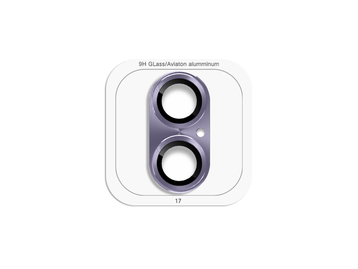 A Película Metálica Para Lentes É Adequada Paracapa Protetora Roxa Clara Com Estampa De Cd Para Iphone Air