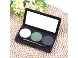 Paleta De Sombras Nude Mate Profesional 3 Colores Con Pincel