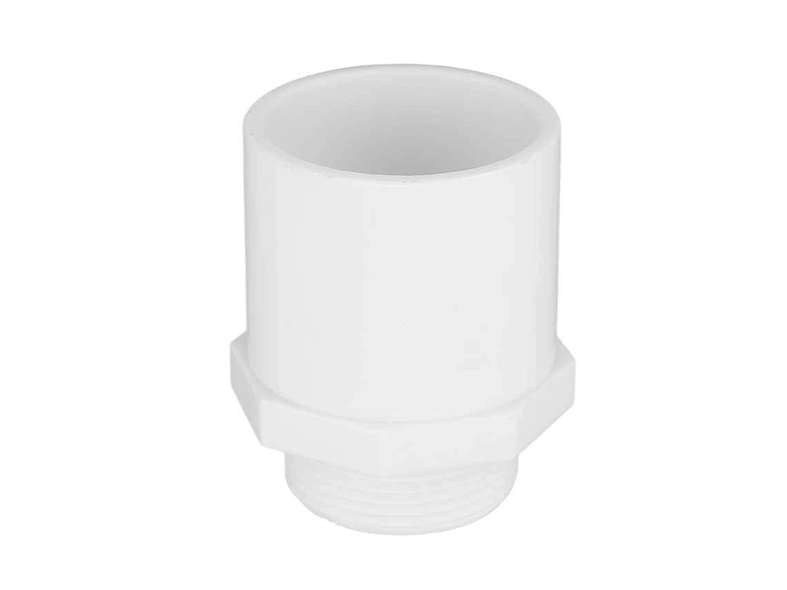 Conector de Tubo Pvc Rosca Macho G1 para Irrigação Estufa Fazenda Piscina S/MARCA