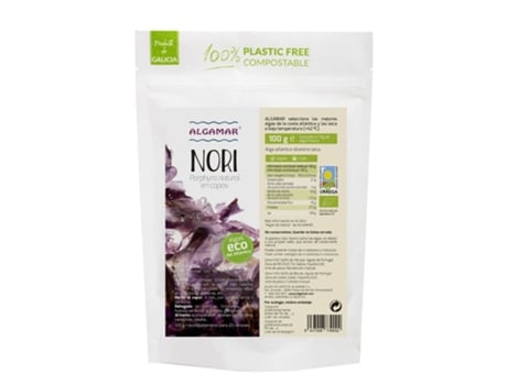 Flocos de Nori Bio 50G ALGAMAR