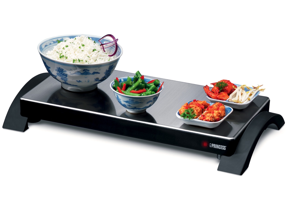 Aquecedor de pratos PRINCESS 2295 (1000 W - Inox)