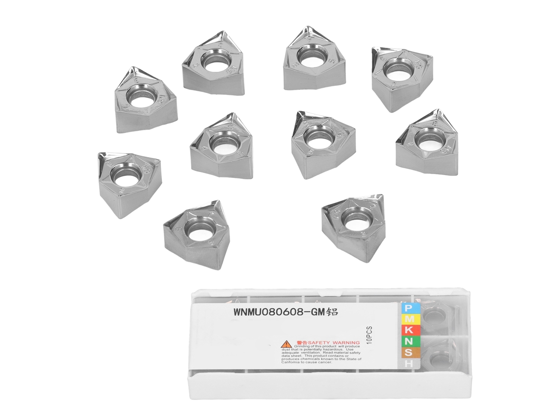 10pcs Inserts Indexáveis De Liga De Alumínio Para Torneamento Fresamento Cnc Ferramenta De Corte