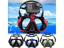 Lurelia Máscara De Mergulho Suporte Para Câmera De Mergulho Gopro, Máscara De Mergulho, Óculos De Natação, Verde