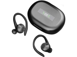 Fones De Ouvido Intra Auriculares Sem Fio Com Cancelamento Ruído Integrado