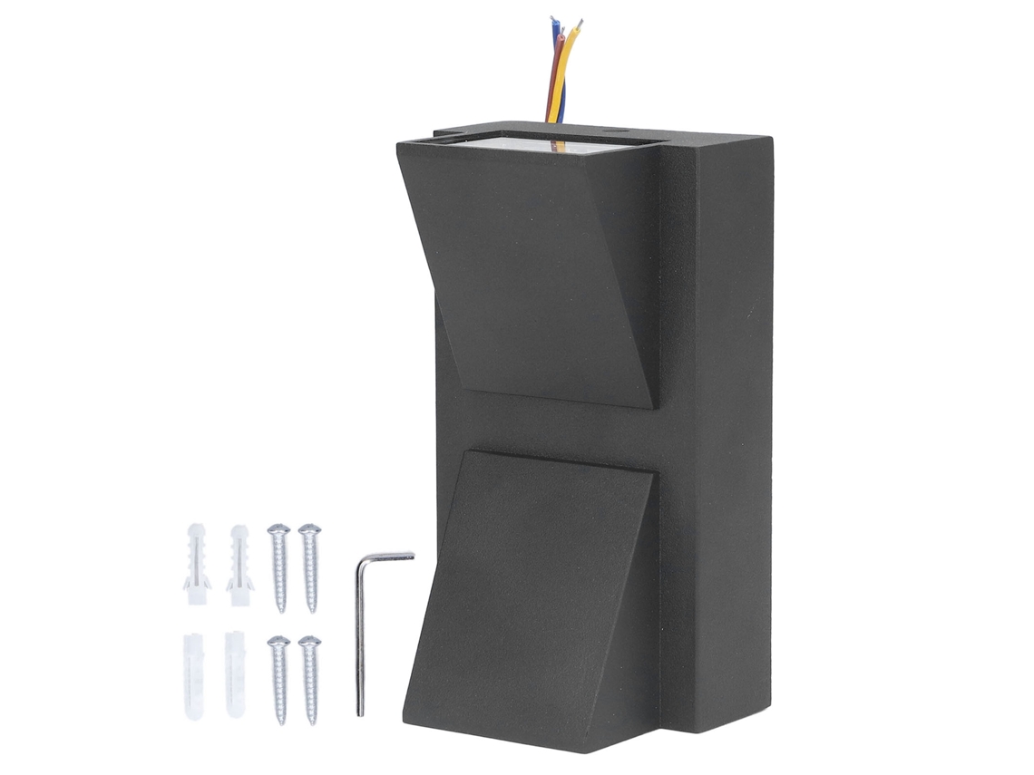 Lâmpada de Parede Exterior Led À Prova D'água 12w Aluminum Up Down Double Head Jardim | S/MARCA