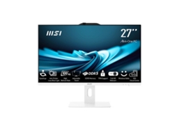 Aio Ap272p 14m 639eu I5 14400 27 Ips Led Fhd Não Touch Antirreflexo 16gb Ssd512gb M.2 Ax211 Wifi 6e Windows 11 Pro Wh Msi