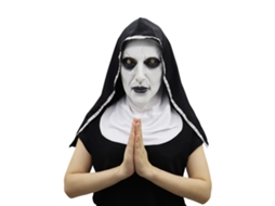 Máscara de mulher fantasma de The Conjuring 2, com luz sobrenatural, Halloween LAXISCREED