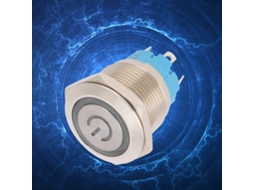 Interruptor com Luz Aço Inox 4 Pinos Ip65 12 24vdc 2un