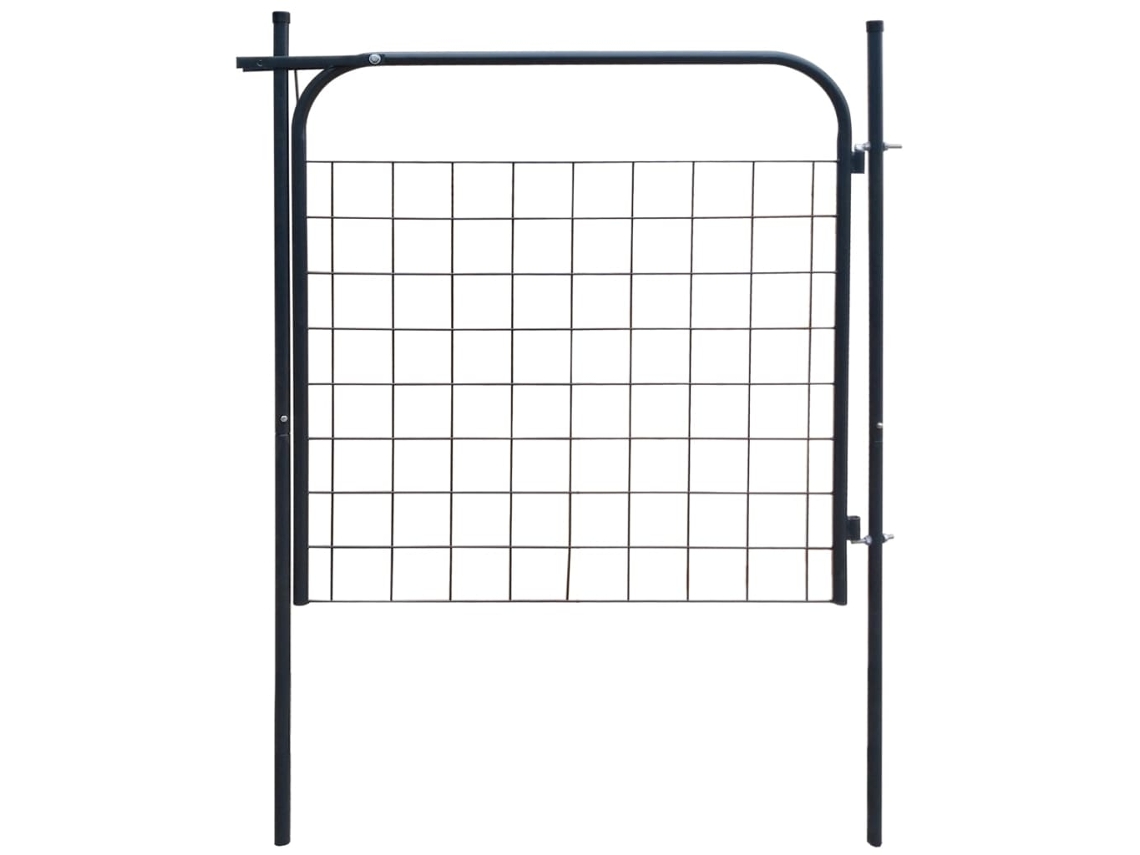 Fence Gate, Fence Gates Vidaxl Antracite Aço (100 X 100 Cm)