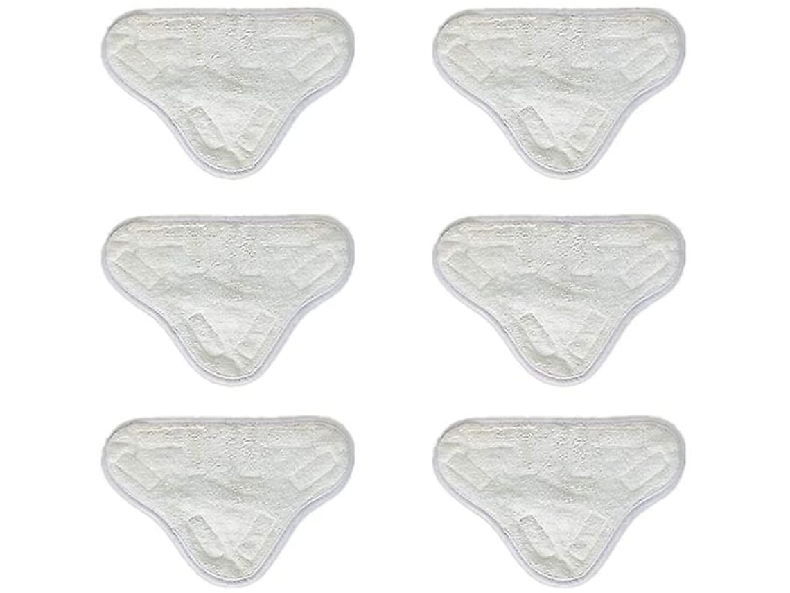 6pcs Toalhas De Limpeza Para Mop A Vapor Microfibra Compatível Com H2o X5 Laváveis Reutilizáveis