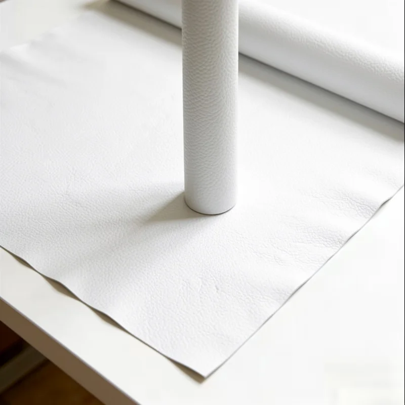 (branco, 35x300 Cm) Adesivo De Couro Sintético Pu Autoadesivo, À Prova D'água E Resistente Ao Desgaste, Para Renovação Diy