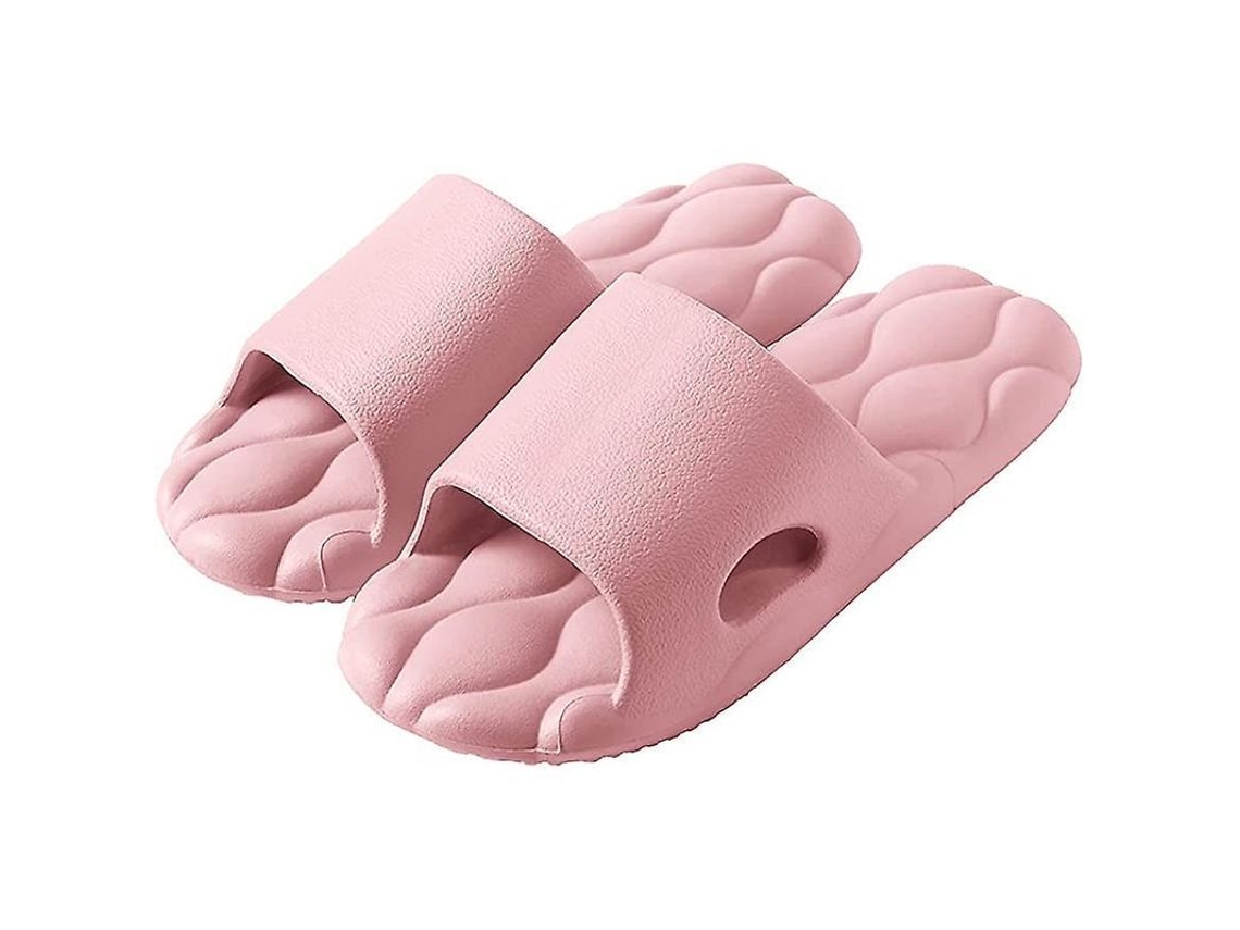 2026 pantuflas de Massagem para Homem e Mulher Confortáveis Leves Antiderrapantes para Banho Rosa