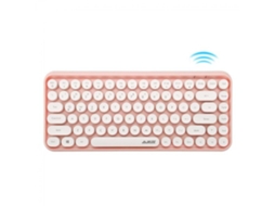 Teclado Sem Fio 308i Dual Mode, Bluetooth, Teclado Circular De 84 Teclas Para Ios | Teclado Ly Ebike (rosa)